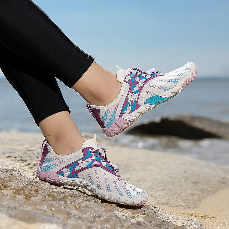 ywluxe Hike Barefoot Shoes - Unisex Wide Toe Box Water Shoes, Pro-Healthy Non-Slip Waterproof Footwear for Men Women, Running Hiking Sneakers Boots