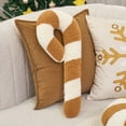 thumbnail image 5 of Christmas Candy Cane Pillow, Christmas Stripes Plush Pillow, Peppermint Throw Pillow Xmas Spiral Lollipop Pillow, Cute Christmas Decorations for Sofa Windowsills Sofa Bedroom, 5 of 5