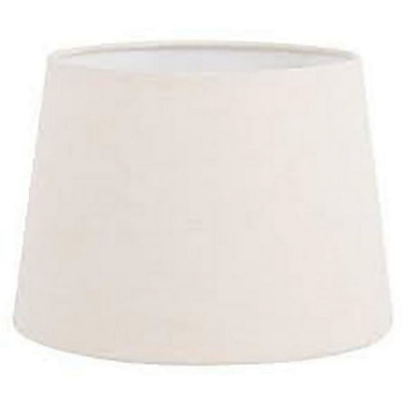 Upgradelights 7 Inch Eggshell Linen European Barrel Clip on Chandelier Lampshade