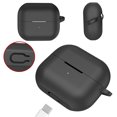 thumbnail image 1 of Funda Protectora para Galaxy Buds 3 Pro Likrtyny Silicona Anticaída A Prueba Polvo Negro, 1 of 9
