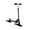 Black, variant on Almencla Kids Snow Scooter Portable Conversion Adjustable Height Ski Skate Board Sled Black