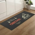 thumbnail image 2 of Kitchen Rugs and Mats Set of 2 Merry Christmas Elk Sleigh Gift Hand Drawn Illustration Kitchen Sink Mat,Non-Slip Area Runner Rug,Washable Floor Mat for Home Dining Room Office 18"x30"+18"x48", 2 of 6