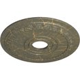 thumbnail image 3 of Ekena Millwork 17 1/2"OD x 3 5/8"ID x 1"P Munich Ceiling Medallion (Fits Canopies up to 5 5/8"), Hand-Painted Witch Hazel Crackle, 3 of 6