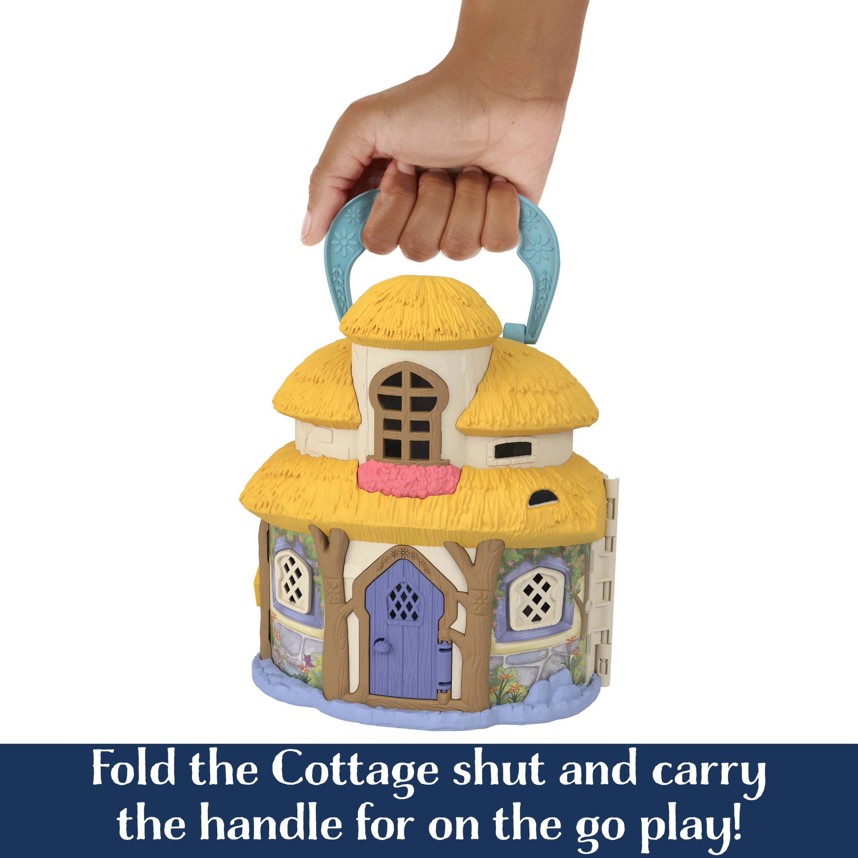 Disney’s Wish Cottage Home Playset with Asha of Rosas Mini Doll, Star Figure & 15+ Accessories