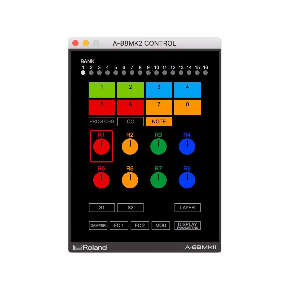 Roland A-88mkII MIDI Keyboard Controller