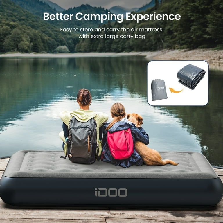 Large top air mattress