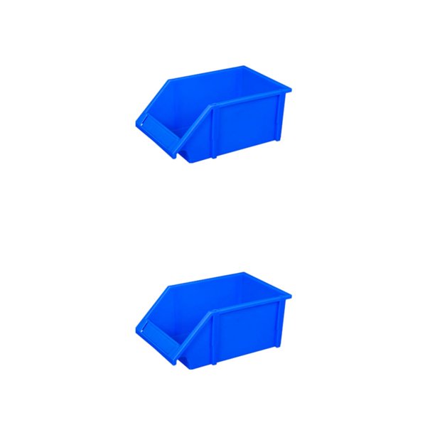 Speravity 10x Solución de almacenamiento azul inodoro y eficiente en el espacio - Pestillo de servicio pesado Etiqueta de apertura grande con Azul X3:350*210*150mm 2piezas