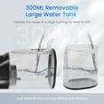 thumbnail image 6 of Fairywill Cordless Water Flosser, Dental Oral Irrigator 300ML Electric Teeth Cleaner, 4 Modes, 50 Days Use, IPX7 Waterproof, 6 Tips Rechargeable Water Dental Picks for Teeth Cleaning, Black, 6 of 11