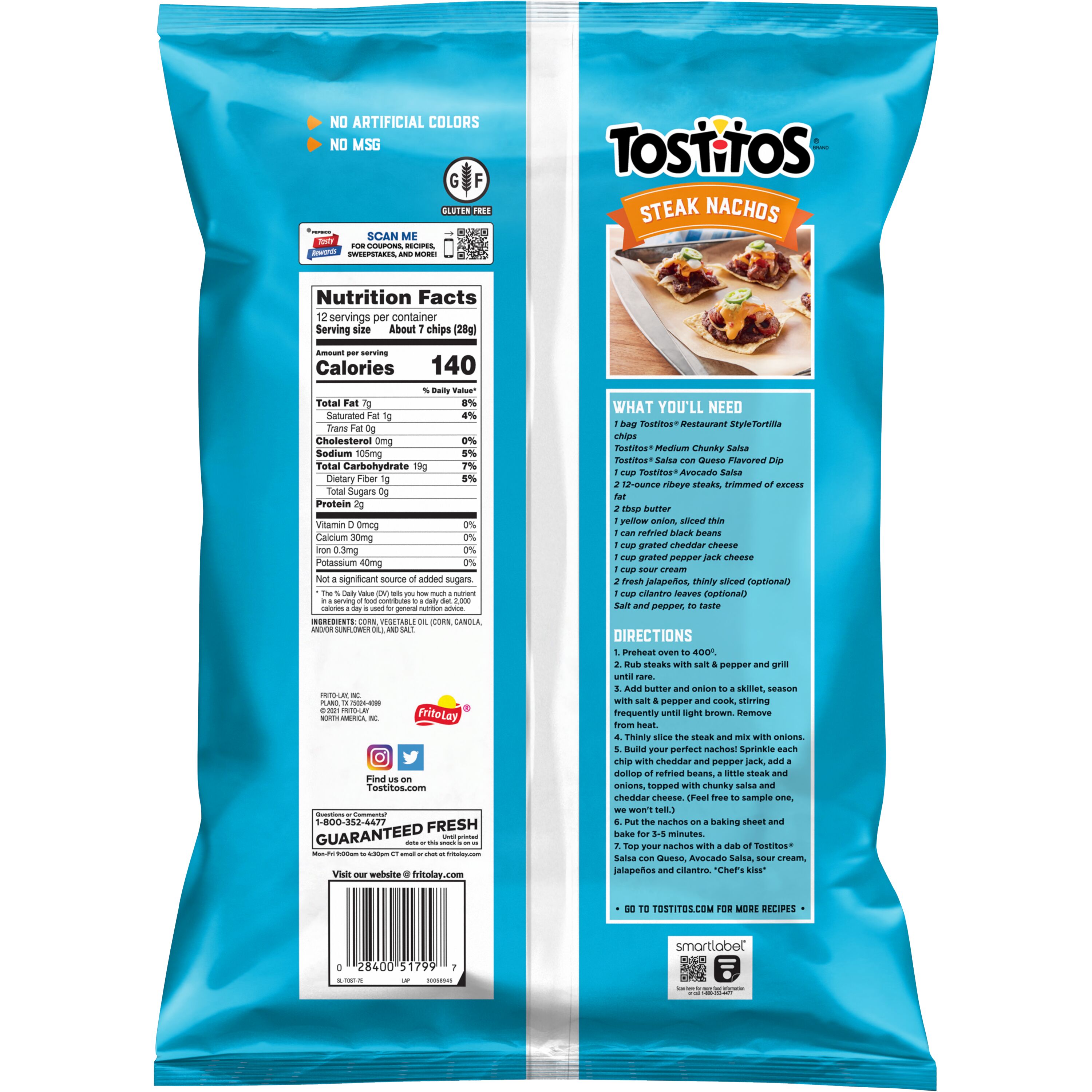 Tostitos Original Restaurant Style Tortilla Chips, Gluten-Free, 12 oz - image 3 of 7