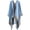 Blue, variant on CoCopeaunts Reversible Shawl Wrap for Women Ladies, Open Front Poncho Cape Warm Blanket for Winter Fall