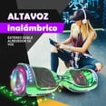 thumbnail image 5 of HOVERSTAR Bluetooth Hoverboard, LBW12A Color cromado o monopatín eléctrico de piel impresa con ruedas intermitentes LED, 5 of 5