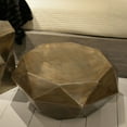 thumbnail image 4 of Riverside Furniture Olivia Aluminum Contemporary Coffee Table in Hammered Gold, 4 of 4