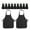 Black, variant on landege 12Pcs Hot Pot Restaurant Aprons Multi-function Disposable Aprons Restaurant Aprons