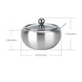 thumbnail image 2 of RKSTN Pot à Épices en Acier Inoxydable Pot à Assaisonnement Visible Pot à Assaisonnement Pot en Acier Inoxydable pour Tomate, 2 of 5