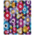 thumbnail image 3 of ABPHQTO Juego de ropa de cama de 3 piezas Funda nórdica de flores coloridas con 2 fundas de almohada para la decoración de la habitación del hogar, 3 of 4