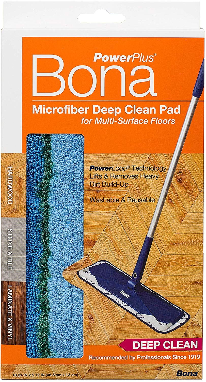 Bona Multi-Surface Floor PowerPlus Microfiber Deep Cleaning Pad