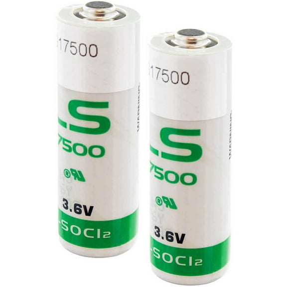 2x SAFT LS17500 Size A 3.6V 3600mAh Primary Lithium Battery for RFID, Alarms