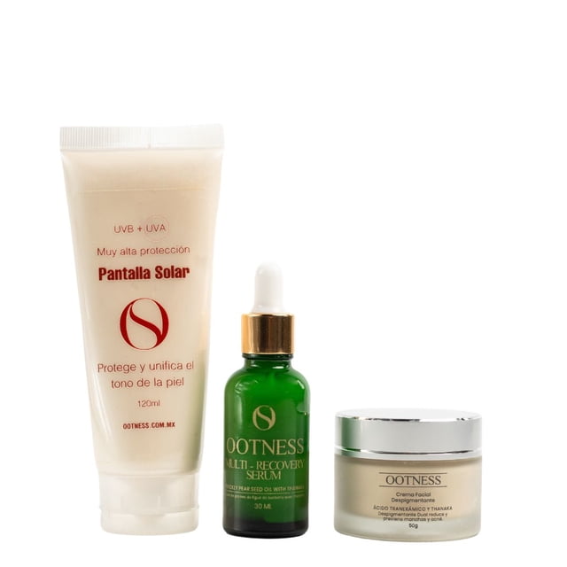 Rutina Despigmentante Antiarrugas Ootness Kit SkinCare