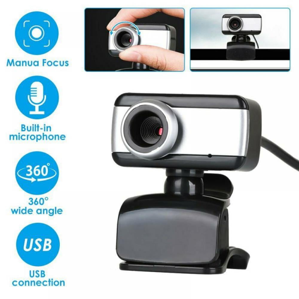 Conference Study Video Calling 1080p USB Webcam with Microphone for Computers PC Laptop Desktop Streaming USB Plug and Play