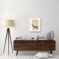 thumbnail image 2 of Global Gallery's 'Snowy Doe' By Ryan Fowler Stretched Canvas Wall Art, 2 of 4