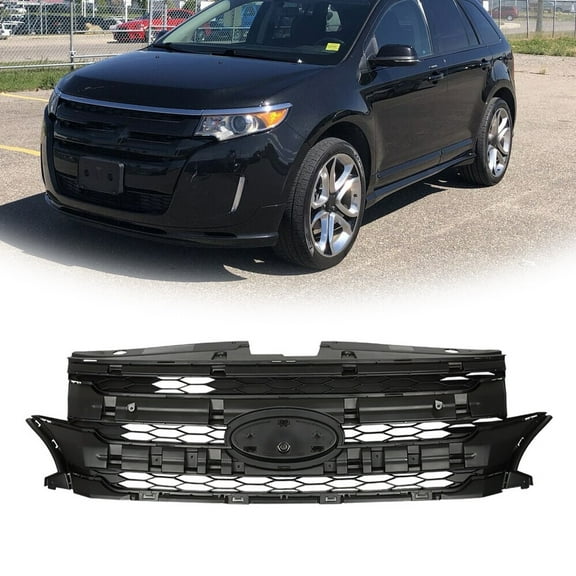 Black Fit For Ford Edge 2011-2014 Grille Mounting Panel FO1223119 65995JC