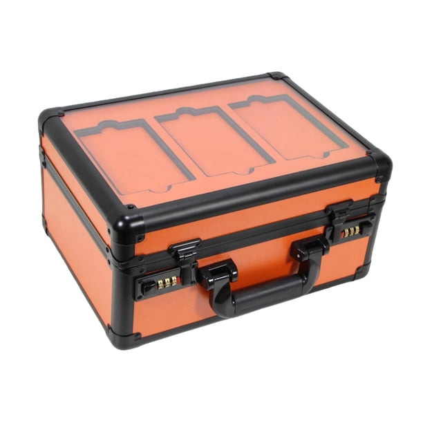 Graded Card Storage Case Organizador Impermeable para Cartas de Colección Caja Rígida con Aluminio Aleación Protección Portátil con Diseño