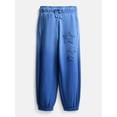 thumbnail image 3 of Wonder Nation Girls Fleece Sweatshirt and Joggers Set, 2 Piece, Sizes 4-18 & Plus, 3 of 5