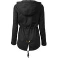 thumbnail image 3 of ORUYROP Women's Lightweight Front Zipper Solid Utility Anorak Hoodie Vest/Jacket, 3 of 7