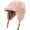 Dpl2-pink, variant on Zhengup Aviator Trapper Hat Russian Eskimo Trooper Hats with Visor Ear Flaps Ushanka Hat Winter Skiing Cap Hunting Fur Hats