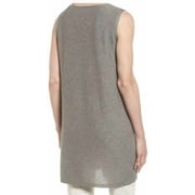 Eileen Fisher Boat-Neck Knit Tunic Ash M