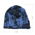 thumbnail image 3 of Herrnalise Women Men Warm Baggy Camouflage Crochet Winter Wool Ski Beanie Tie-Dye Caps Hat, 3 of 6