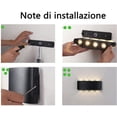 thumbnail image 3 of Aplique de pared LED moderno de 8 W, aplique de pared de aluminio negro, aplique de pared exterior impermeable IP65, adecuado para decoración de iluminación en pasillos, escaleras, salas de estar, bla, 3 of 5