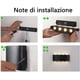 thumbnail image 3 of Aplique de pared LED moderno de 8 W, aplique de pared de aluminio negro, aplique de pared exterior impermeable IP65, adecuado para decoración de iluminación en pasillos, escaleras, salas de estar, bla, 3 of 5