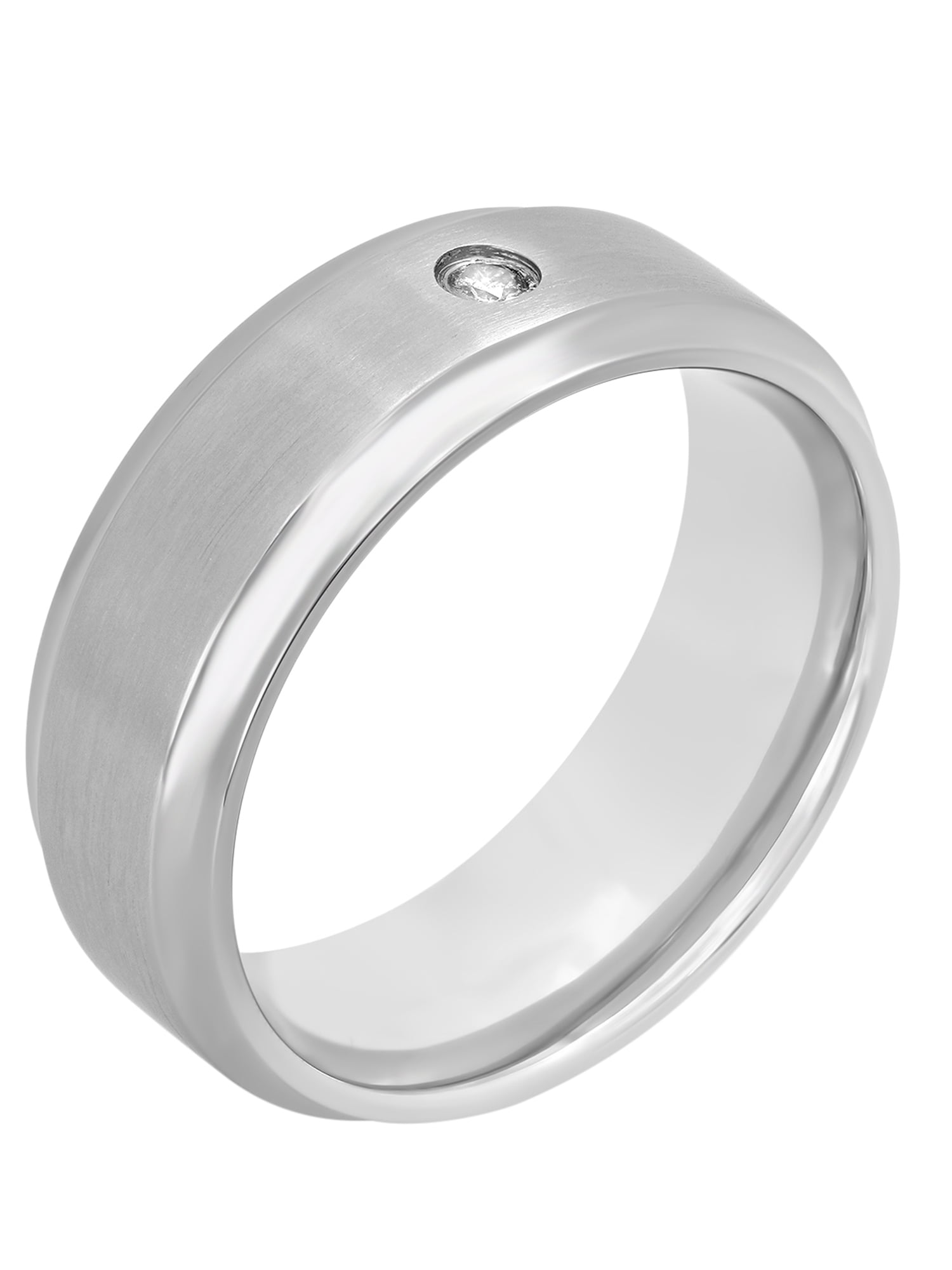 titanium ring with diamond