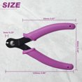 thumbnail image 5 of SPEEDWOX 5 Inch Memory Wire Cutting Pliers Jewelry Parrot Beak Wire Cutter Bracelet Pliers Memory Wire Shears Flush Cut Pliers Beading Hobby Work Tool for Arts and Crafts Electronics Jewelry Making, 5 of 7