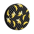 thumbnail image 1 of Fotbe Banana Funda de Llanta de Repuesto con Estampado, Engrosada, Ajuste Universal para Jeep, Remolque, RV, SUV, Camión-17 inch, 1 of 6