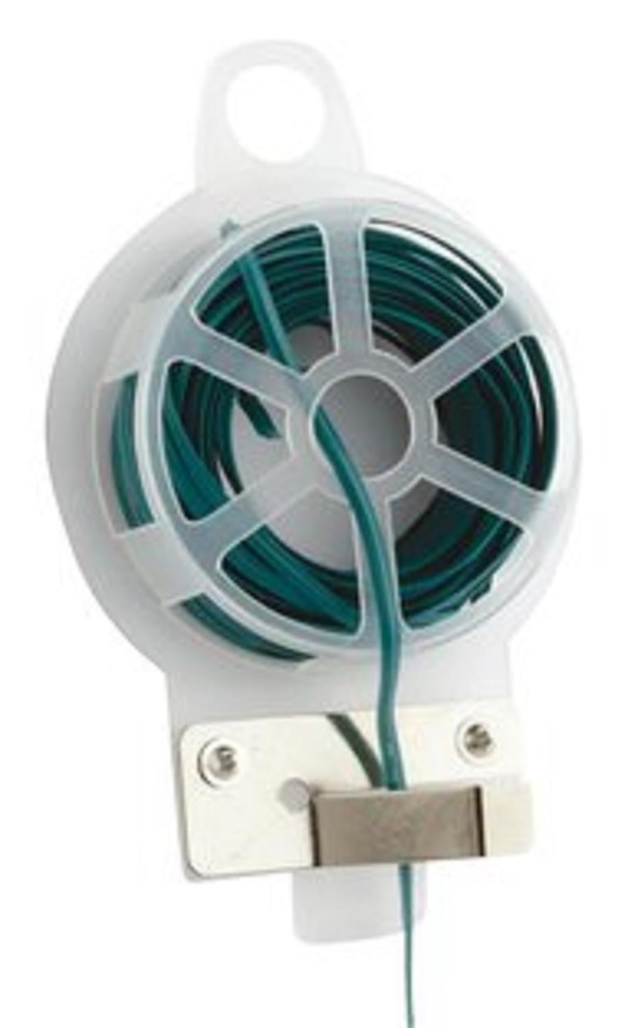 Wire Twist Tie Dispenser with Cutter for Hanging Christmas Decorations