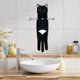 thumbnail image 4 of Toalla de cara con diseño de gatos realistas, ideal para colgar, para limpiar la cara, absorbente, para manos, para baño, artículos esenciales para bebés, toallitas, toallas faciales y de cocina., 4 of 9