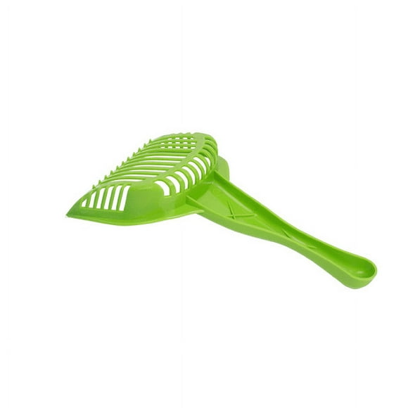 Cat Litter Scoop, Lightweight, Plastic Pet Poop Shovel, Green Color with Convenient Hanging Hole, Great for Siamese, Calico, Maine Coon and Tabby Cats