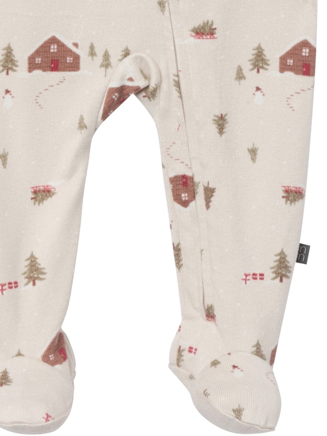 Modern Moments by Gerber Gender Neutral Sleep ´N Play Christmas Pajamas, 2-Pack, Sizes Newborn - 6/9 Months