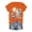 Orange, variant on Yuhangmm Womens Halloween Shirt Ladies Fashionable Casual Halloween Printed Short Short Sleeved T Shirt Top for Parties Orange XL