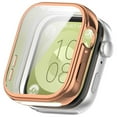 thumbnail image 6 of New Smart Bumper Watchband Screen Protector Protective Shell Full Cover TPU Case ROSE GOLD, 6 of 8