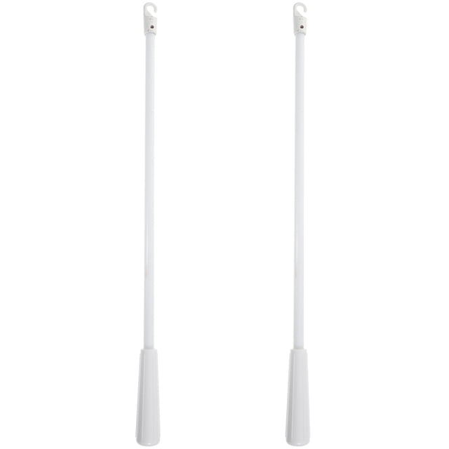 2 piezas de fibra de vidrio ciegas verticales barras de cortina de rejilla accesorios de cortina