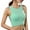 Green, variant on Spdoo Women’s Racerback Sports Bra Wirefree Padded Full Support Yoga Bras Gym Running Workout Tank Tops