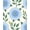 Blue, Pattern 3, variant on ODIKA 4'x6' Machine Washable Non-Slip Area Rug, Vintage Botanical Garden Motif With Decorative Scroll Embellishment High Traffic Rug, Yellow, 522443