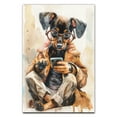 thumbnail image 3 of Hudo Manchester Terrier Toy Funny Dog Poster Bathroom Wall Art Decor - Manchester Terrier Toy Dog Canvas Wall Art - Cute Posters - Dog Picture, 3 of 5