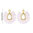 thumbnail image 2 of CILENON Hoops The Latest European Style Simple Fashion Is Suitable For Women'S Party Jewelry Earrings (Orange,One Size), 2 of 3