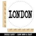 thumbnail image 2 of London Fun Text Self-Inking Rubber Stamp Ink Stamper - Red Ink - Large 1-1/2 Inch, 2 of 7