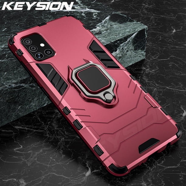 KEYSION-funda a prueba de golpes para Samsung, protector de teléfono para Galaxy S21 Ultra S20 Plus A21S A31, A51, A71, A52, A72, A32, A12, M21, M31, A8 2018 Fivean unisex