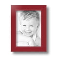 thumbnail image 2 of ArtToFrames 5" x 7" Red Picture Frame, 5x7 inch Red Wood Poster Frame (WOM-4155), 2 of 8